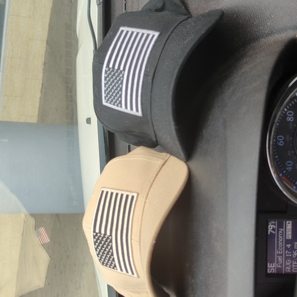 American Flag Hats lot of 2 - Picture 1 of 5